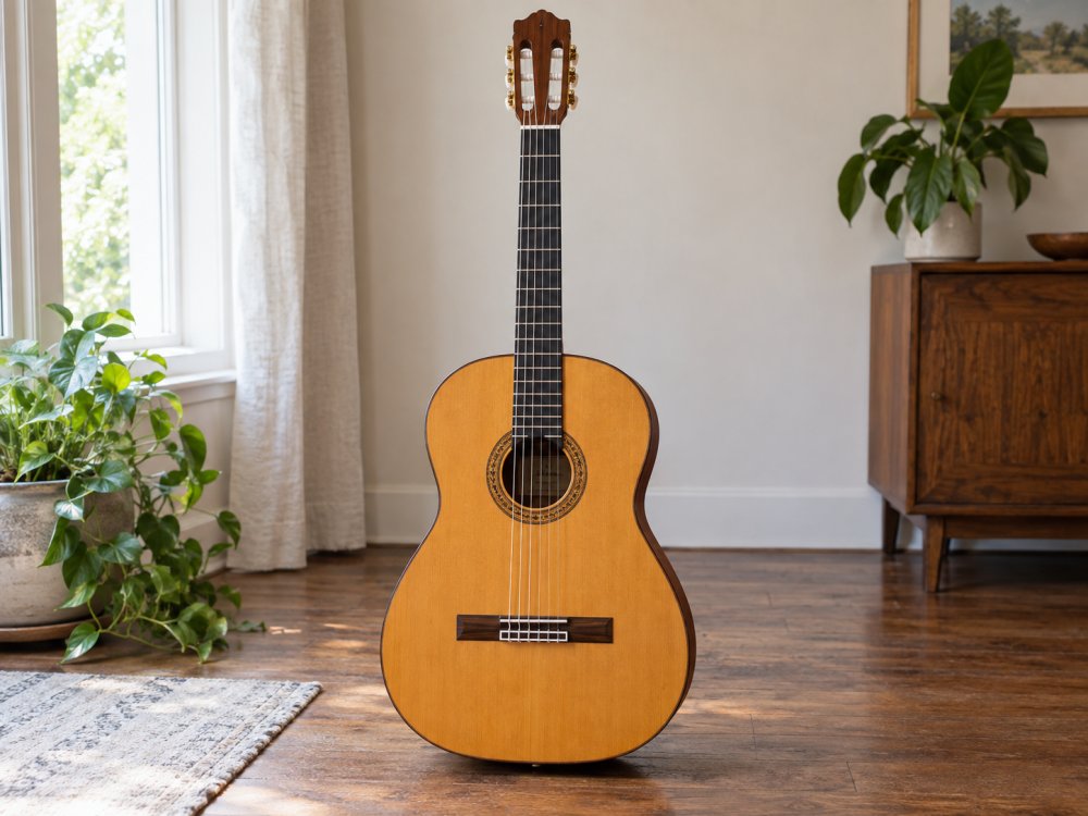 [DEMO] Klasik Gitar – Kılıflı, Doğal Ahşap fotoğraf 2