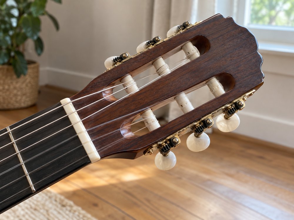 [DEMO] Klasik Gitar – Kılıflı, Doğal Ahşap fotoğraf 6