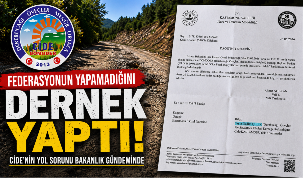 Cide’nin Grup Yolları İçin Bakanlık Harekete Geçti