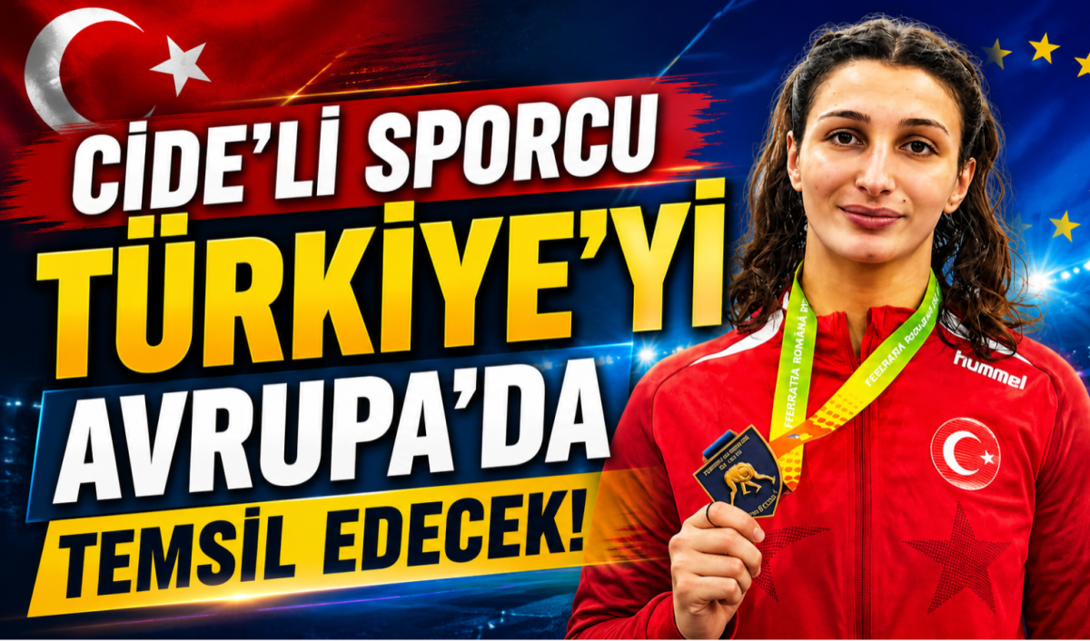 Cide’nin gururu İlayda Çin Avrupa yolunda