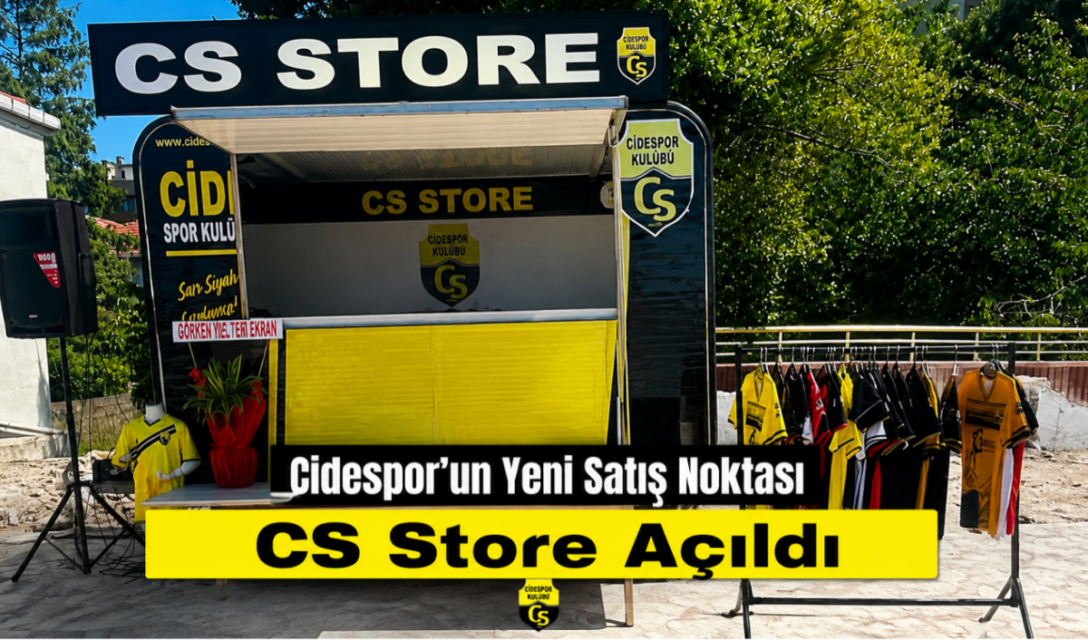 Cidespor’un Yeni Satış Noktası CS Store Açıldı