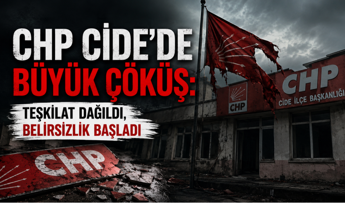 CHP Cide'de Büyük Çöküş: Teşkilat Dağıldı, Belirsizlik Başladı