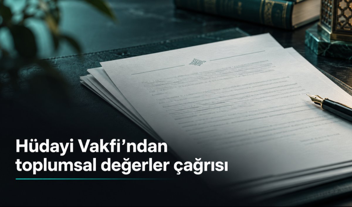 Hüdayi Vakfı’ndan “Toplumsal çürümeyi kabullenmiyoruz” açıklaması