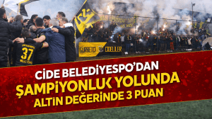 Cide Belediyespor’dan Final Niteliğinde Maçta Büyük Zafer