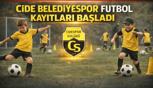 Cide Belediyespor Futbol Okulu İçin Kayıtlar Başlıyor